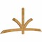 Ekena Millwork Davenport Rough Sawn Timber Gable Bracket, Western Red Cedar, 96"W x 40"H x 2"D x 4"F, 10/12 Pitch GBW096X40X0204DAV00RWR - alternate 2